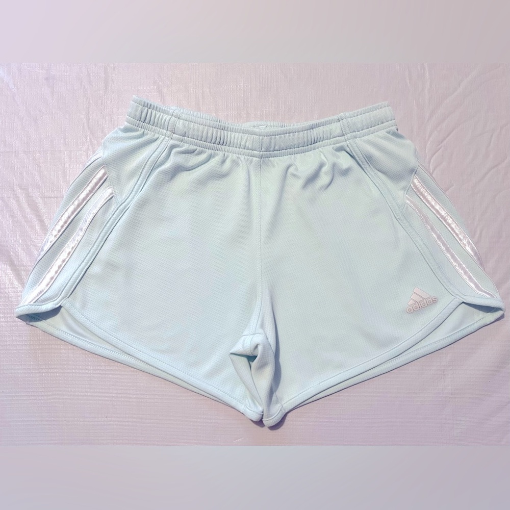 Adidas Girl’s Mint and White Shorts